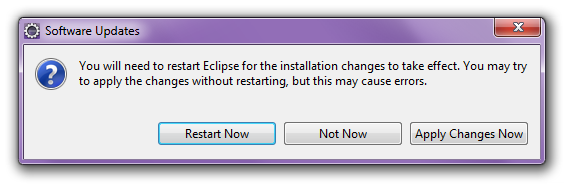 Eclipse ADT restart